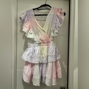 LoveShackFancy Pastel Mini Dress